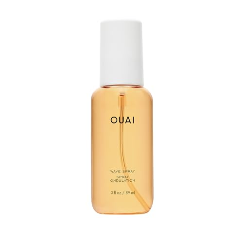 OUAI Travel Size Wave Spray  Texture Spray for Hair with Coconut Oil and Rice Protein  Adds Texture Volume  Shine for Beach Waves  Paraben Free Safe for Color  KeratinTreated Hair 3 fl oz